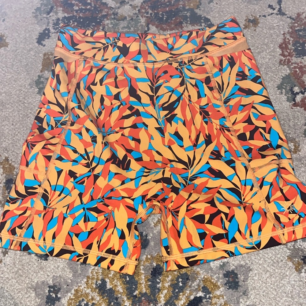 Aerie Floral Orange Shorts!